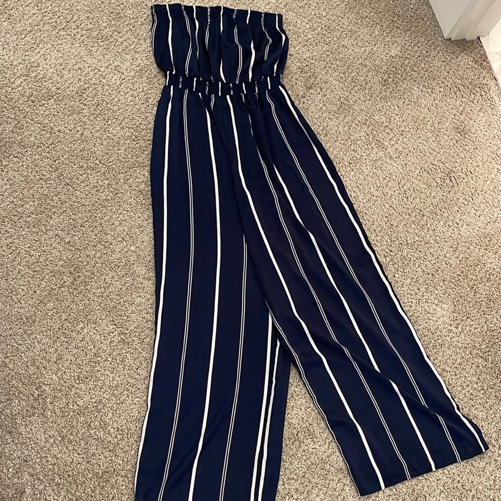 Jumpsuits, flowy, navy